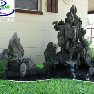 hòn non bộ trong nhà