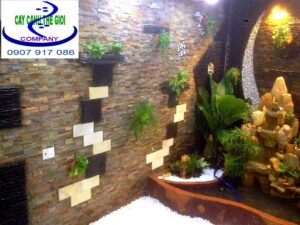 Tranh đá ốp tường phòng khách