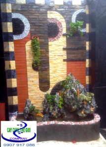 Tranh đá ốp tường phòng khách