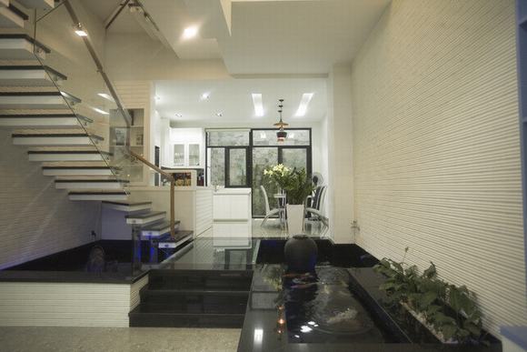 Hồ cá koi trong nhà - Không gian sống xanh và phong cách đẳng cấp