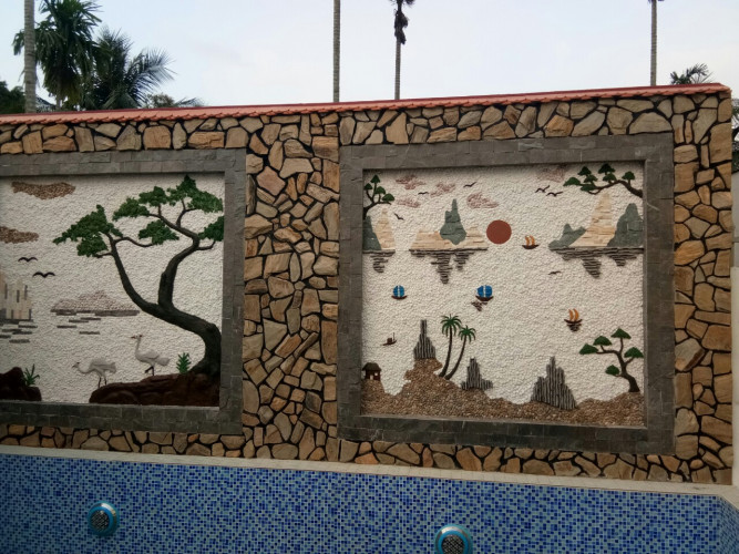 Tranh đá ốp tường - Tinh tế cho không gian sống đẳng cấp