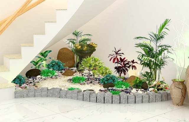 Khám Phá Vẻ Đẹp Tinh Tế của Tiểu Cảnh Cầu Thang Hiện Đại - Sáng Tạo Không Gian Sống Độc Đáo
