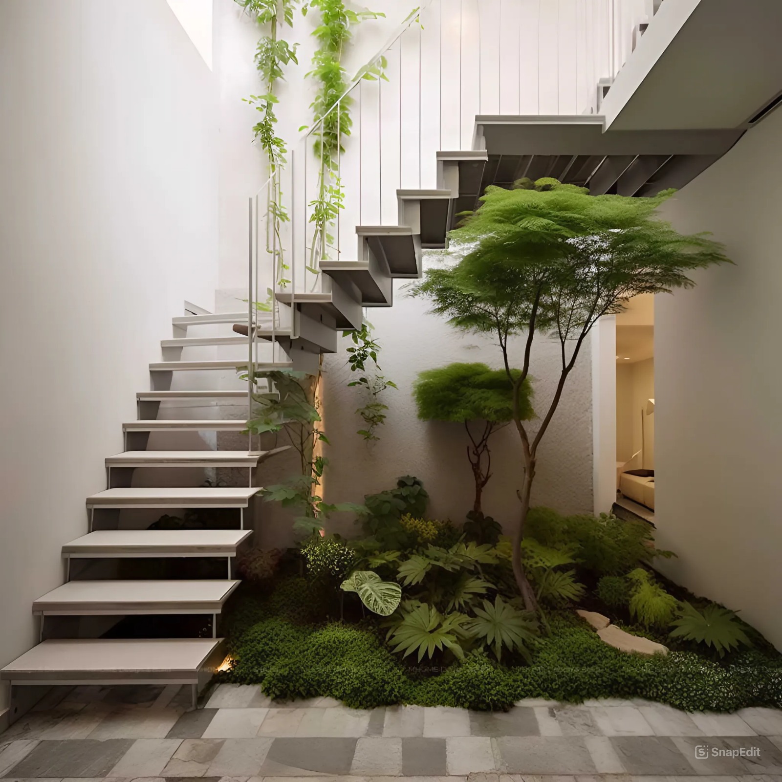 Tiểu cảnh dưới cầu thang - Bí quyết tạo điểm nhấn cho không gian sống của bạn