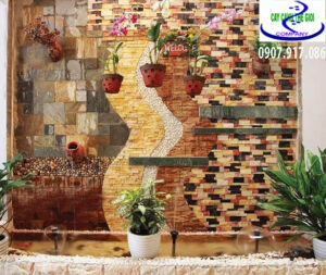 cách làm tranh đá ốp tường