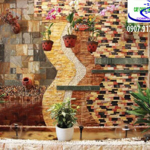 cách làm tranh đá ốp tường