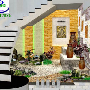 Tiểu cảnh gầm cầu thang